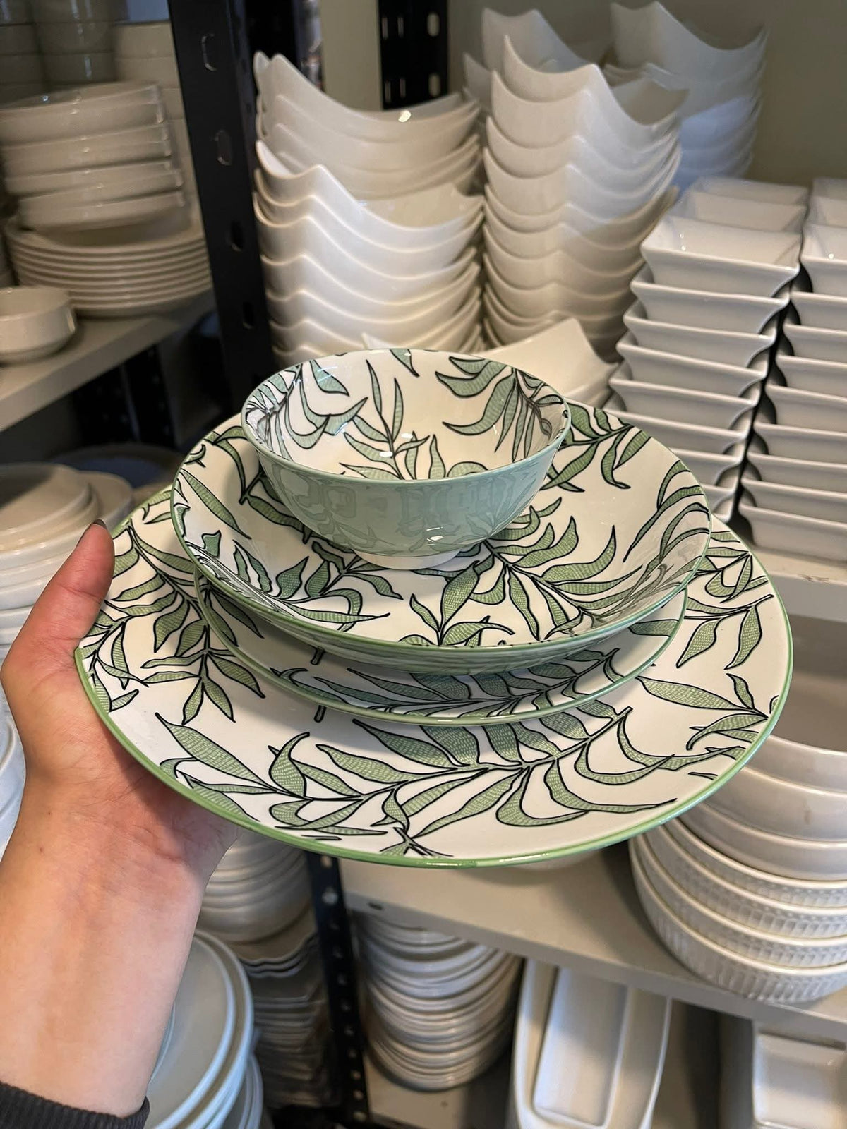 Gupan green- porcelain dinner set