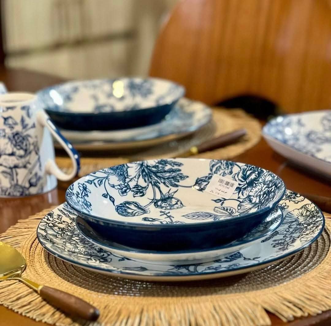 Gupan blue- porcelain  dinner set