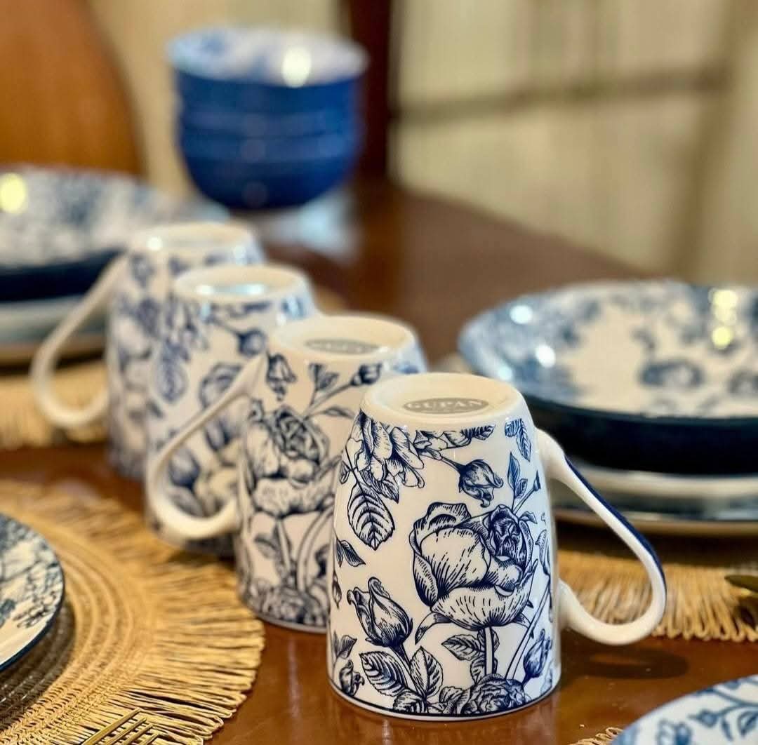 Gupan blue- porcelain  dinner set